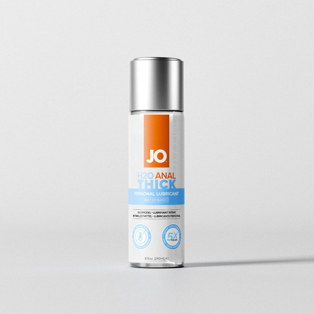 JO H2O Thick Water-Based Anal Lubricant - 240 mL - Premium Body-Safe Formula for Enhanced Comfort and Pleasure