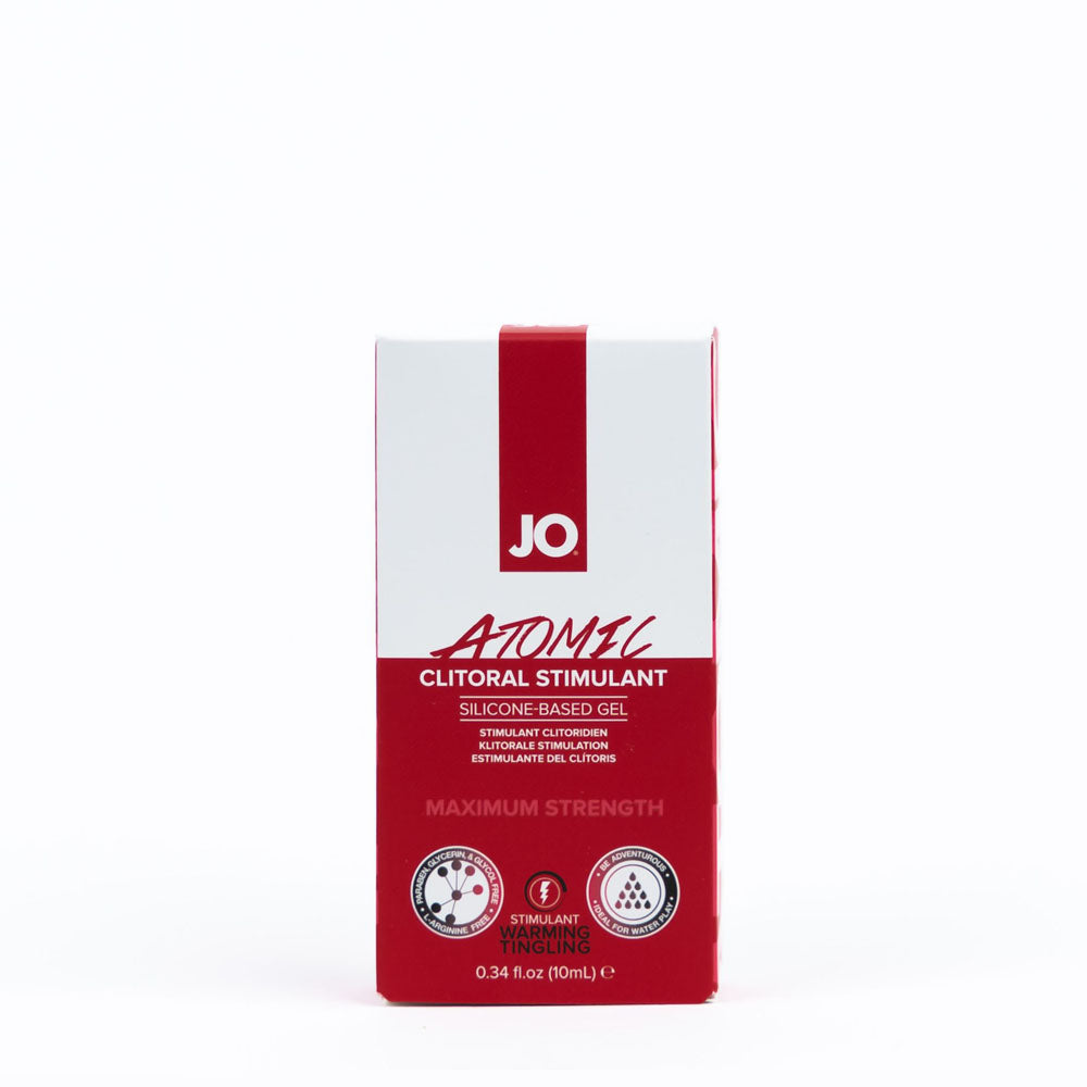 JO Atomic Clitoral Gel – Gender-Neutral Stimulating Gel for Enhanced Pleasure – 10 ml Tube