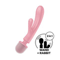 Satisfyer Vibrator – USB Rechargeable, Body-Safe Silicone – Pink