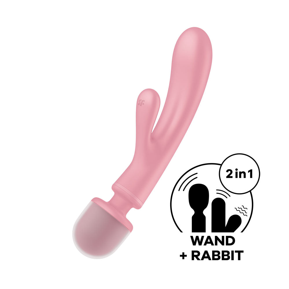 Satisfyer Vibrator – USB Rechargeable, Body-Safe Silicone – Pink