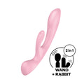 Satisfyer Vibrator – USB Rechargeable, Body-Safe Silicone – Pink