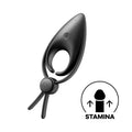 Satisfyer Cock Ring – Adjustable, Body-Safe Silicone – Black