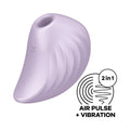 Satisfyer Air Pulsation Stimulator – USB Rechargeable – Body-Safe Silicone – Violet
