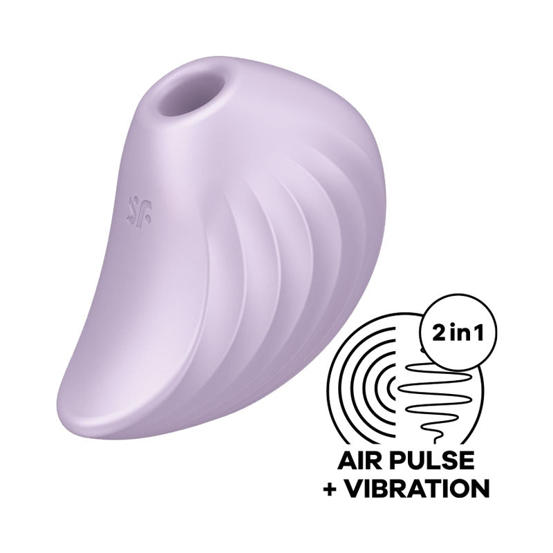 Satisfyer Air Pulsation Stimulator – USB Rechargeable – Body-Safe Silicone – Violet
