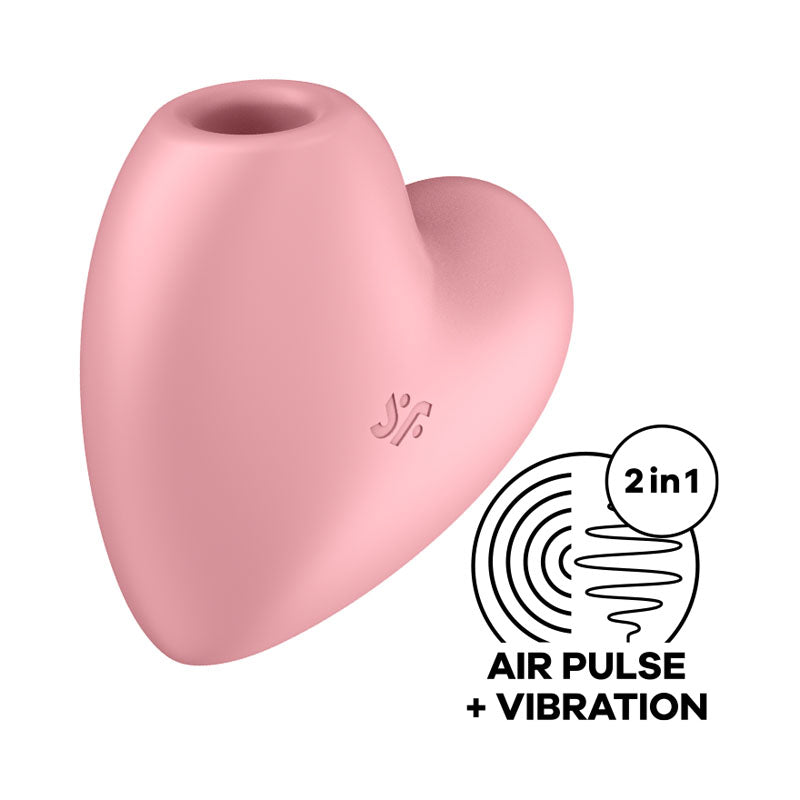 Satisfyer Air Pulsation Stimulator – USB Rechargeable, Body-Safe Silicone – Light Pink