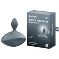 Satisfyer Booty Absolute Beginners 4 - Grey USB Rechargeable Vibrating Butt Plug for Beginners