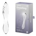 Satisfyer Dazzling Crystal 1 - Clear Double-Ended Glass Dildo