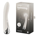 Satisfyer Spinning Vibe 1 - Beige 17.8 cm USB Rechargeable Rotating Vibrator