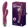 Satisfyer Spinning Rabbit 1 - Red 20 cm USB Rechargeable Rotating Vibrator