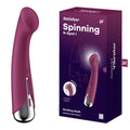 Satisfyer Spinning G-Spot Vibrator - Red, 16.5 cm, USB Rechargeable