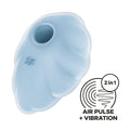 Satisfyer Cloud Dancer Blue - USB Rechargeable Vibrating Air Pulse Stimulator