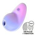 Satisfyer Air Pulsation Stimulator – USB Rechargeable, Body-Safe Silicone – Violet/Pink