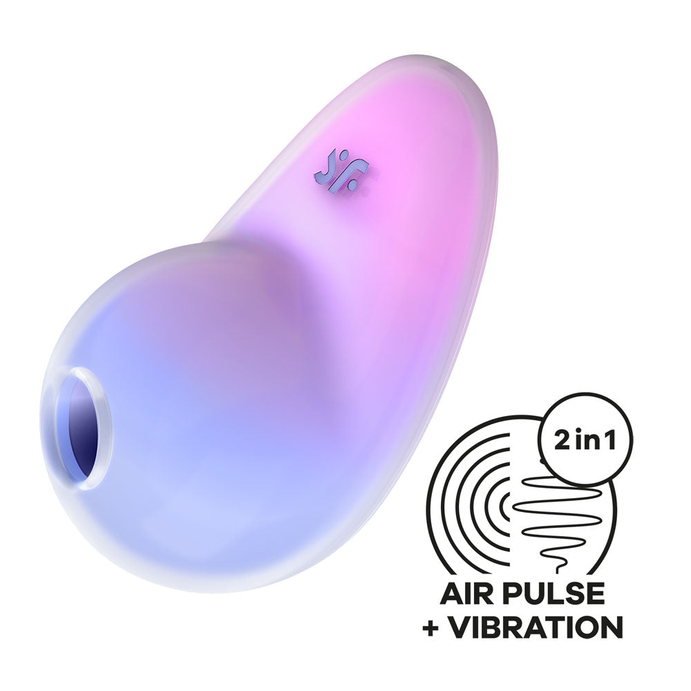 Satisfyer Air Pulsation Stimulator – USB Rechargeable, Body-Safe Silicone – Violet/Pink