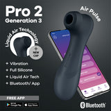 Satisfyer Clitoral Stimulator – App-Controlled, USB-C Rechargeable – Dark Grey