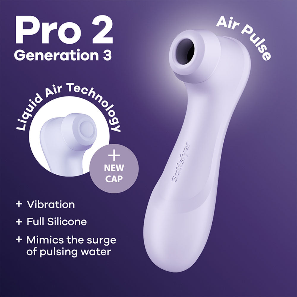 Satisfyer Clitoral Stimulator – Touch-Free, Rechargeable – Lilac