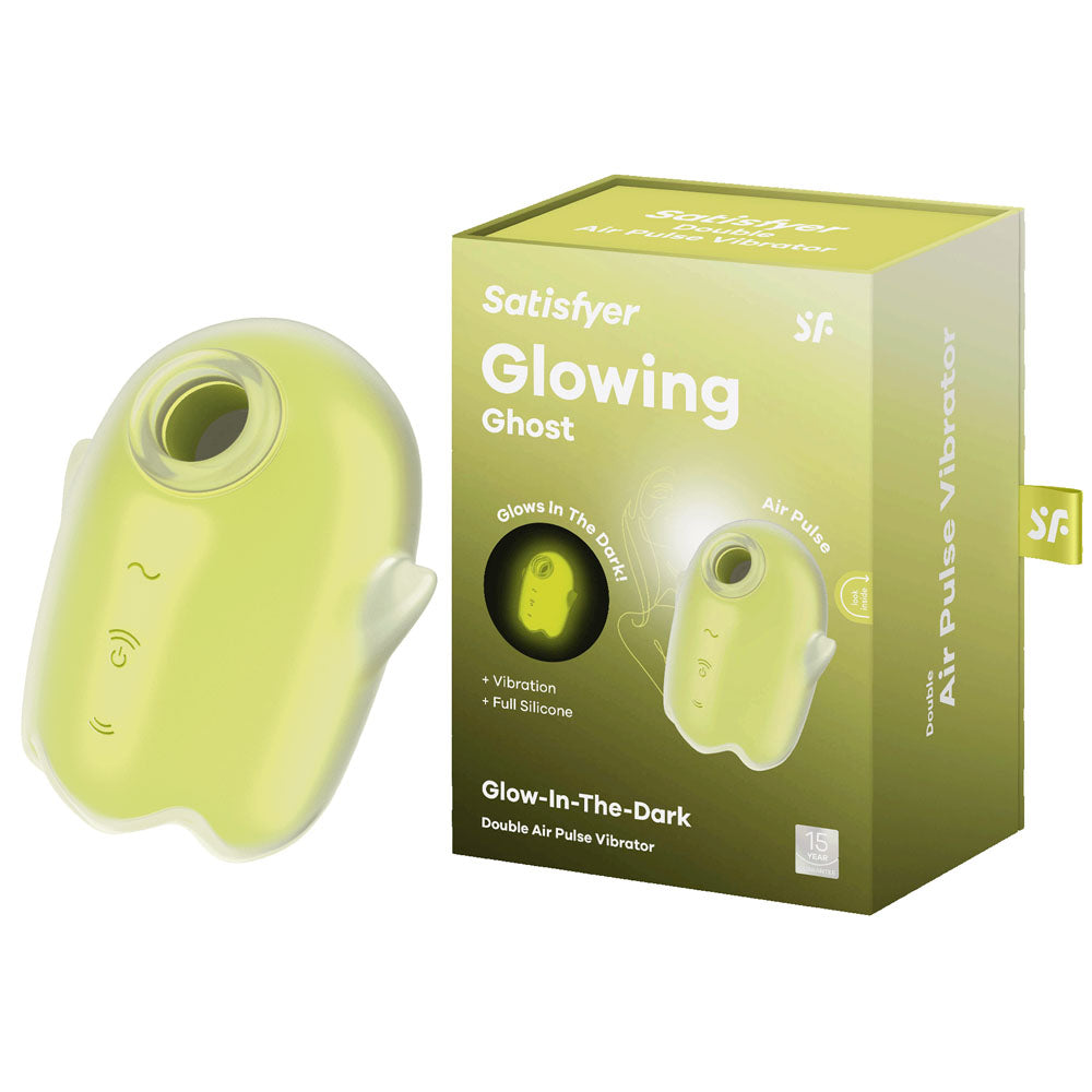 Satisfyer Air Pulsation Stimulator – Rechargeable, Glow in Dark – Yellow