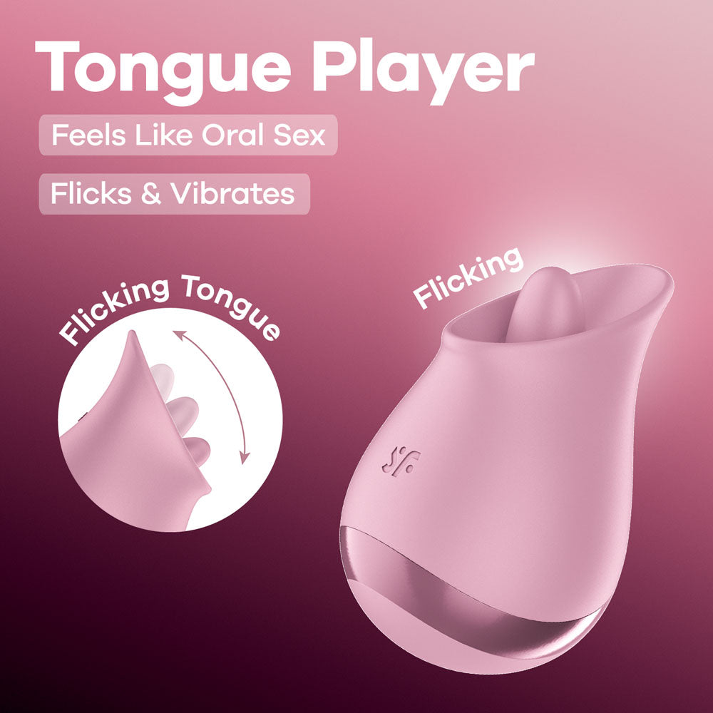 Satisfyer Stimulator – USB Rechargeable, Body-Safe Silicone – Pink