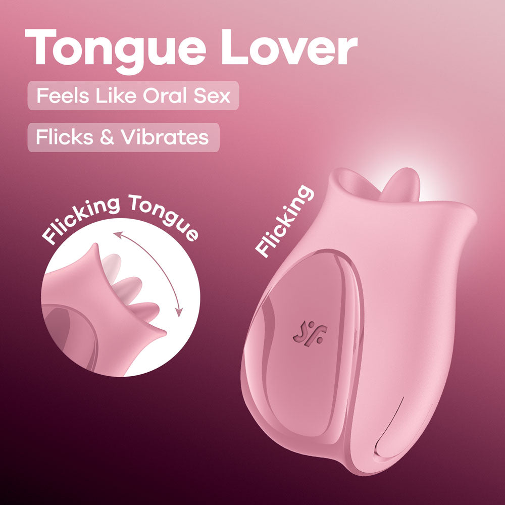 Satisfyer Stimulator – USB Rechargeable, Body-Safe Silicone – Pink