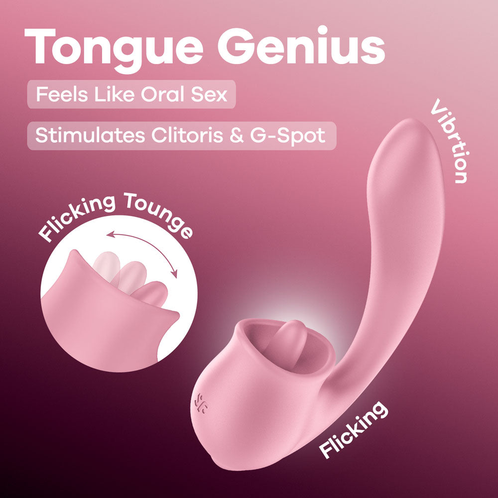 Satisfyer Vibrator – Rechargeable, Clitoral Stimulator – Pink