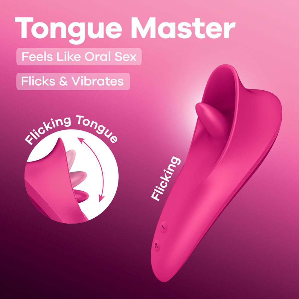 Satisfyer Stimulator – USB Rechargeable, Body-Safe Silicone – Pink – 14.4 cm