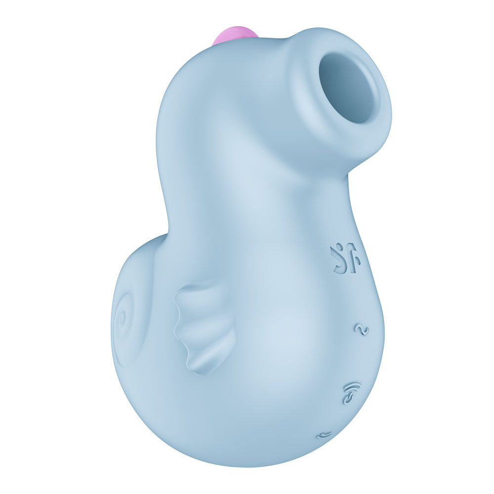 Satisfyer Air Pulsation Stimulator – Rechargeable, Body-Safe Silicone – Baby Blue