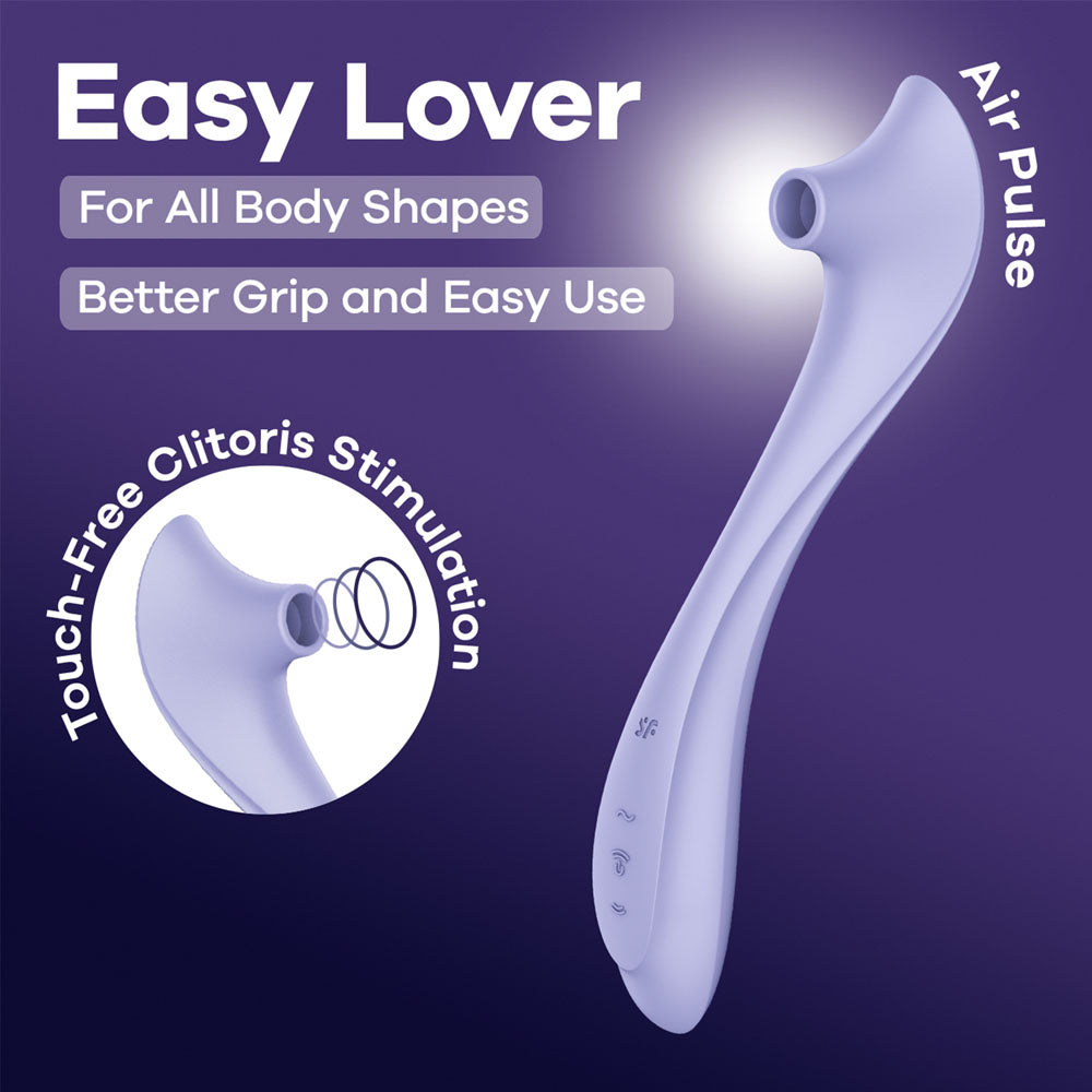 Satisfyer Air Pulsation Stimulator – USB-C Rechargeable – Purple