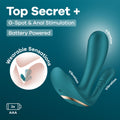 Satisfyer Wearable Vibrator – Rechargeable, Body-Safe Silicone – Green
