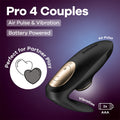 Satisfyer Couples Vibe – U-Shaped, Air Pulsation – Black