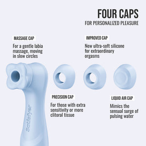 Satisfyer Pro 2 Generation 4 air pulse clitoral stimulator in Serene Blue – image 3