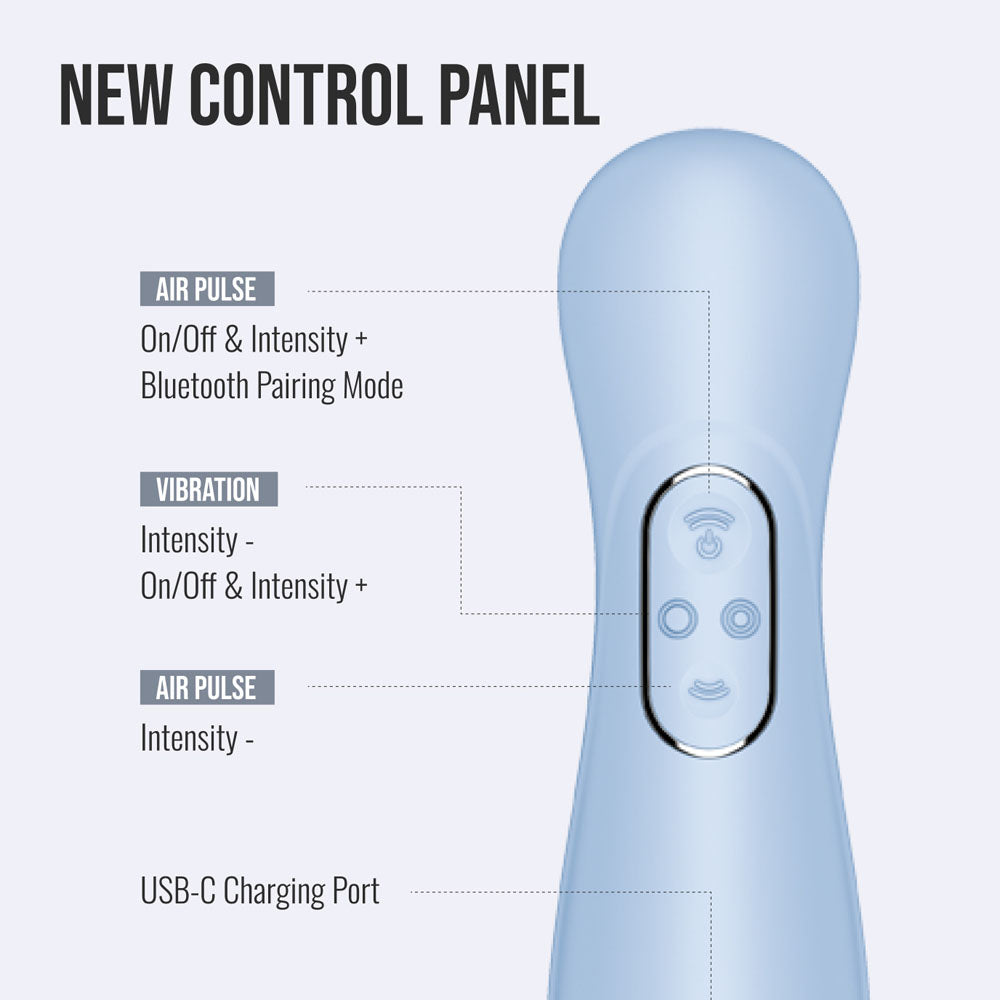 Satisfyer Pro 2 Generation 4 air pulse clitoral stimulator in Serene Blue – image 4