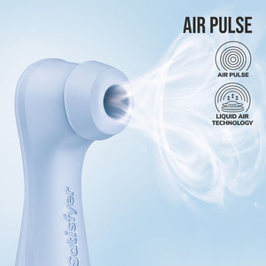 Satisfyer Pro 2 Generation 4 air pulse clitoral stimulator in Serene Blue – image 6