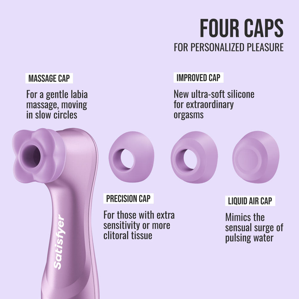 Satisfyer Pro 2 Generation 4 air pulse clitoral stimulator in Amethyst – image 3