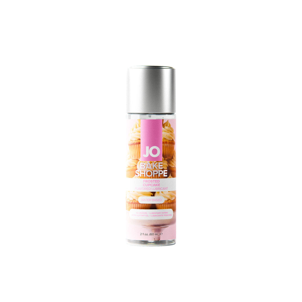JO Bake Shoppe Frosted Cupcake Flavored Lubricant – Water-Based Personal Lubricant – 60 ml