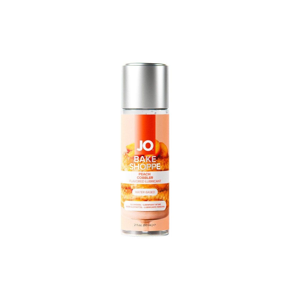 JO Bake Shoppe Peach Cobbler Flavoured Lubricant – Water-Based – 60 ml for Intimate Wellbeing