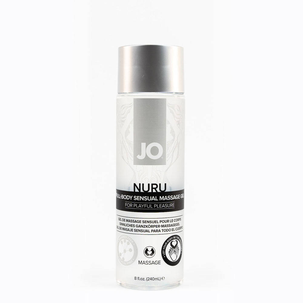 JO Nuru Massage Gel – Body-Safe – Clear – 240 ml