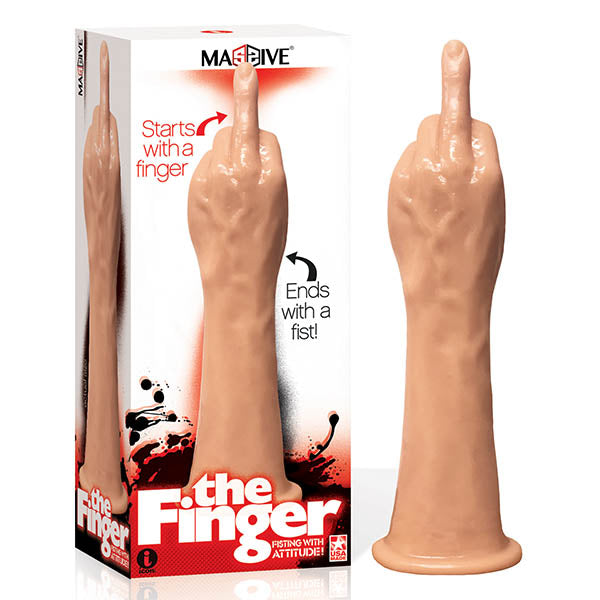 Ultimate Body-Safe Silicone Fisting Trainer Dong – Flesh 35 cm (14 inches, USB Rechargeable)
