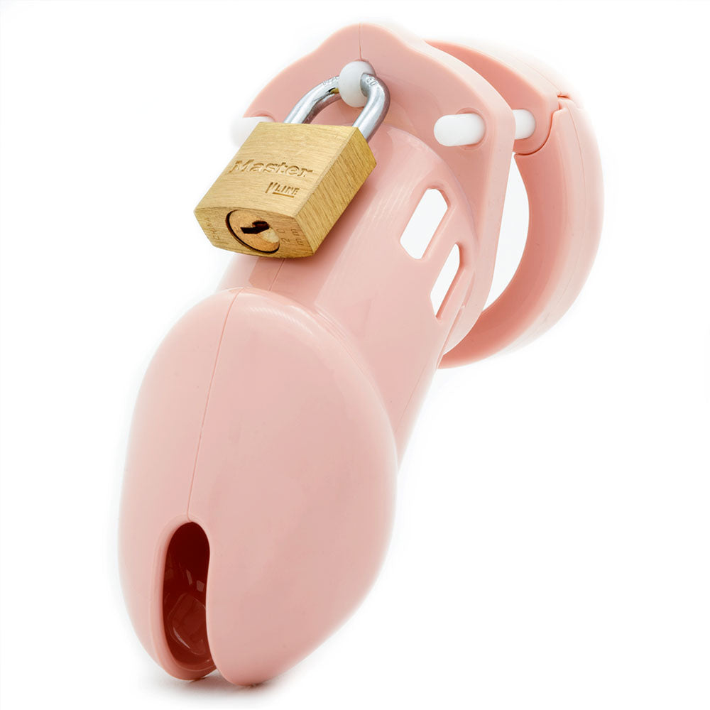 CB-6000 Pink Chastity Cock Cage Kit - 3.25 Inch