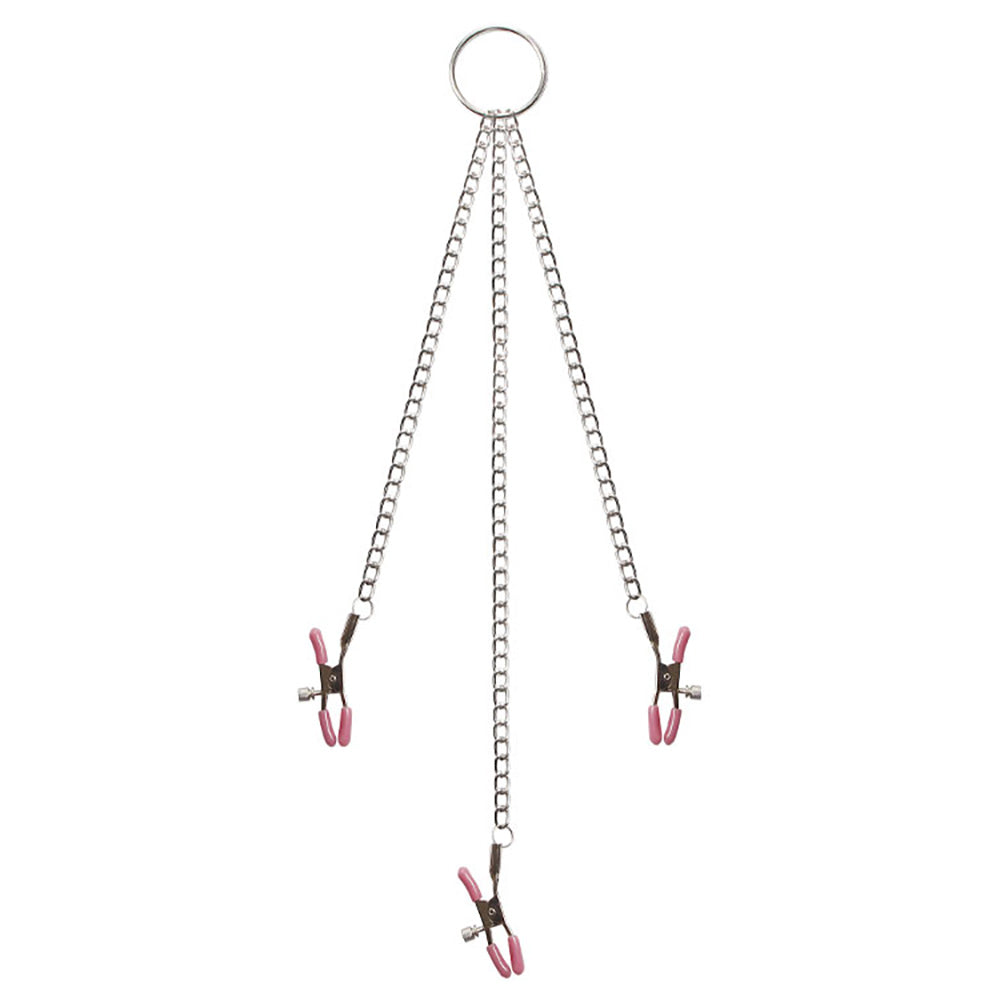 Adam & Eve Bondage Toys – Kink Clamps – Metal – Silver
