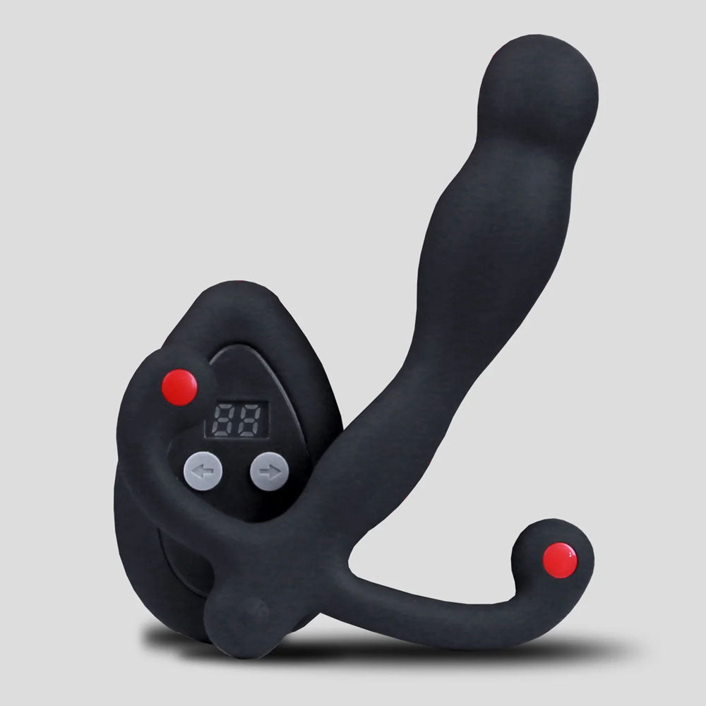 Aneros Eupho Syn V - Black USB Rechargeable Prostate Massager with Remote Control for Wellness and Relaxation