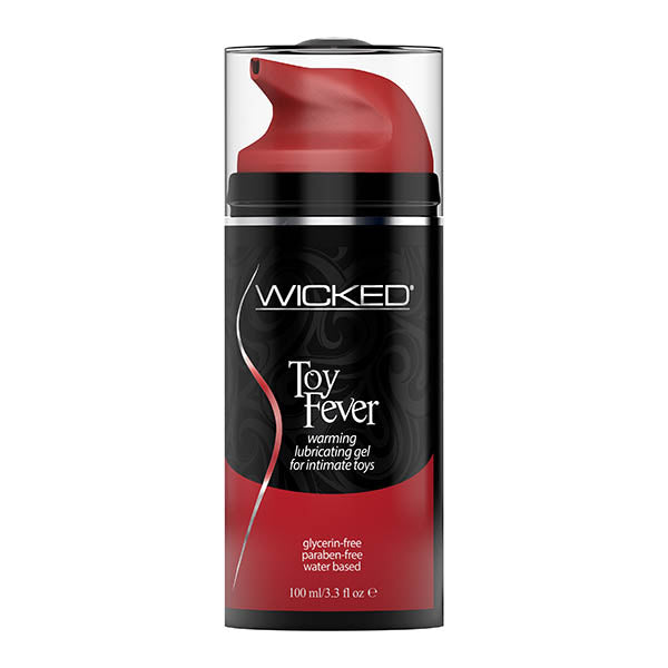 Wicked Toy Fever - Body-Safe Warming Water-Based Lubricant - 100 ml (3.3 oz) – Glycerin-Free, Ideal for Enhanced Intimacy