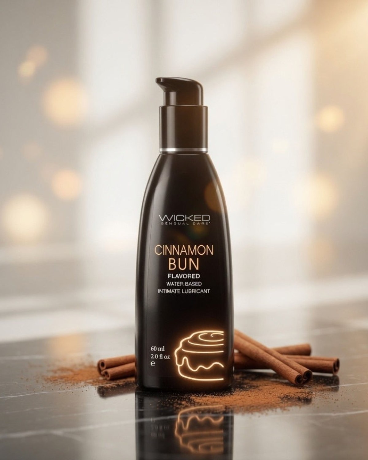 Wicked Aqua Cinnamon Bun Flavoured Lube