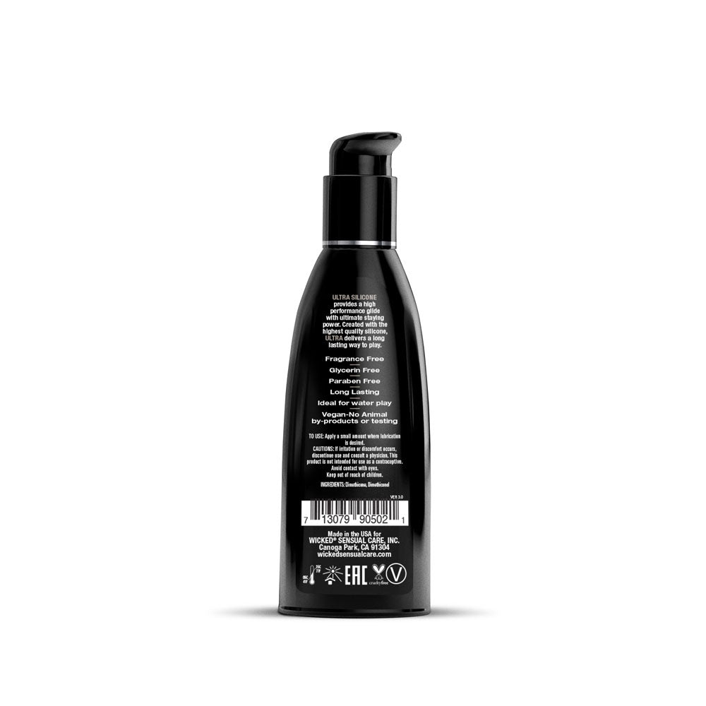 Wicked Ultra Body-Safe Silicone Lubricant - 60 ml (2 oz) - Perfect for Enhanced Pleasure and Comfort