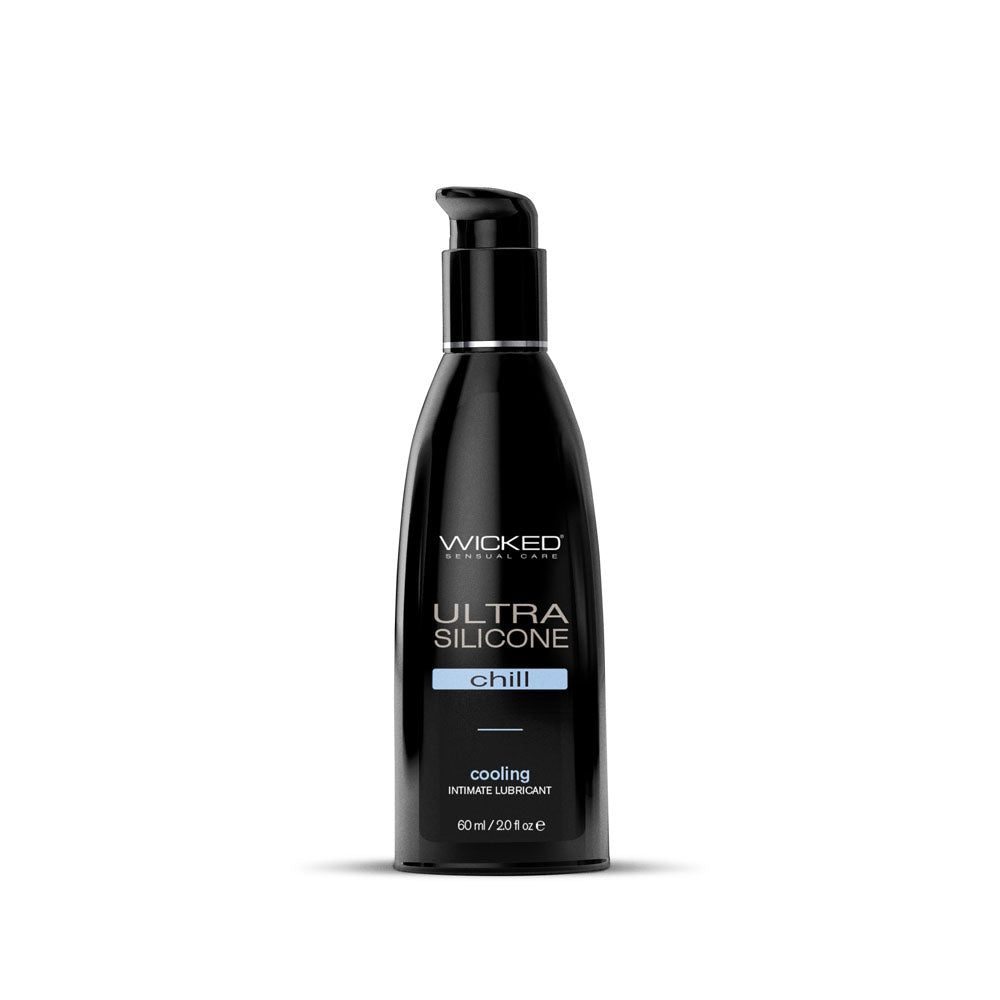 Wicked Ultra Chill - Body-Safe Cooling Silicone Lubricant - 60 ml (2 oz) for Enhanced Comfort and Pleasure