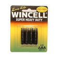 Wincell Batteries – Super Heavy Duty – AAA – 4 Pack