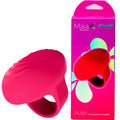 Maia RUBY - Gender-Neutral USB Rechargeable Finger Stimulator in Pink (Body-Safe Silicone, 10 cm)