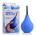 CleanStream Premium One-Way Valve Anal Douche - Unisex Blue Wellness Device