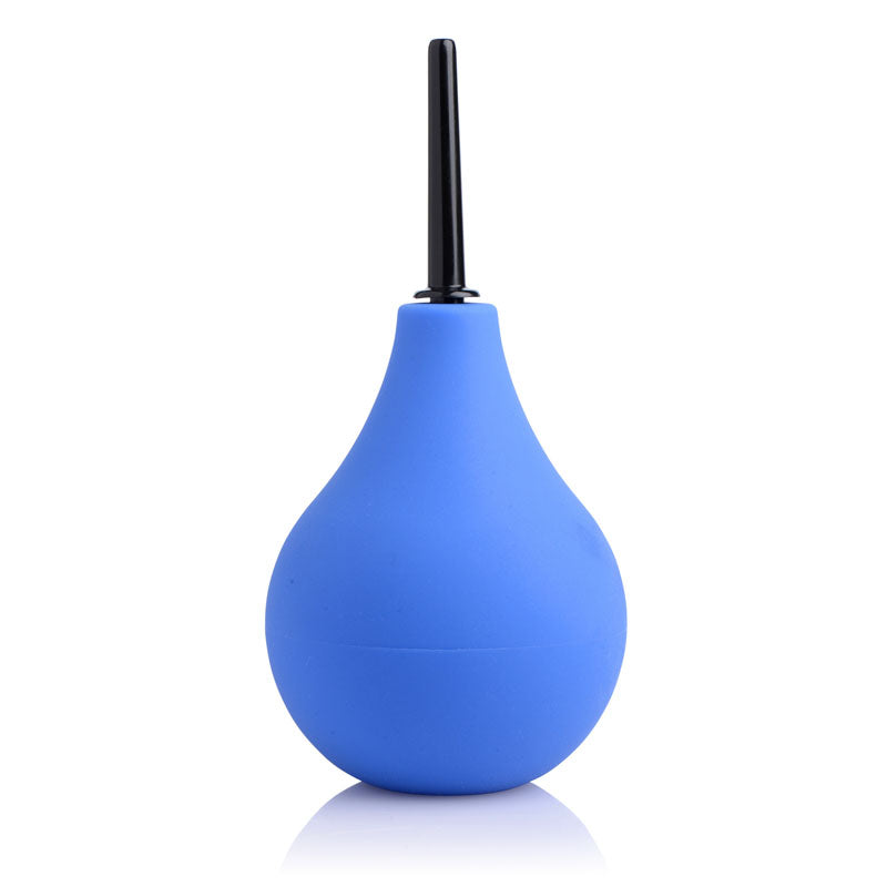 CleanStream Premium One-Way Valve Anal Douche - Unisex Blue Wellness Device