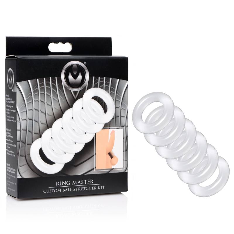 Master Series Clear Ball Stretcher Kit – Premium Body-Safe Silicone for Enhanced Comfort and Performance
