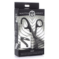 Master Series Heavy-Duty Bondage Scissors - Black, Durable & Safe for Intimate Play