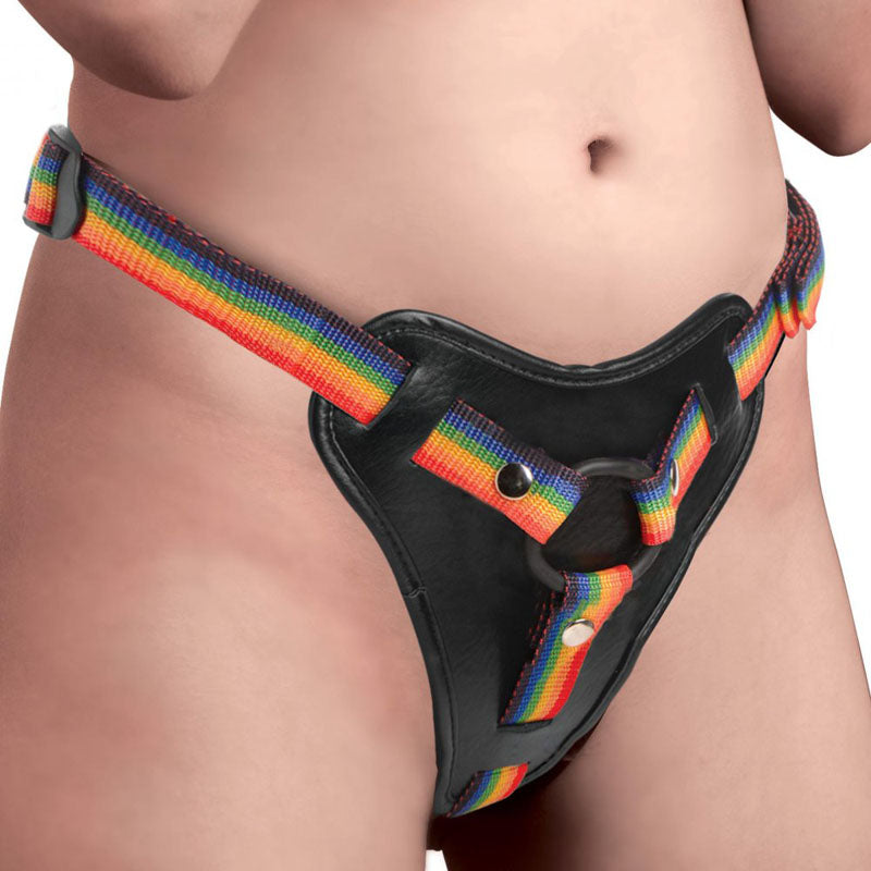Strap-U Rainbow Universal Strap-On Harness – Versatile & Gender-Neutral Design (Probe Not Included)